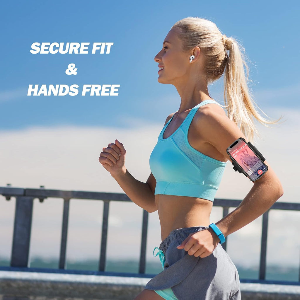 Rotatable Running Armband,  Exercising Gym Workout 360-degree Rotating Detachable  - AWXW200 2550-5