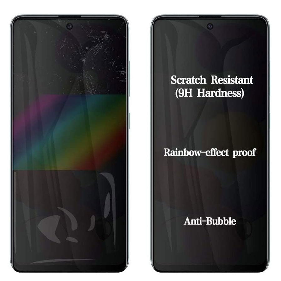 2 Pack Privacy Screen Protector ,   Anti-Peep  9H Hardness  Anti-Spy   Tempered Glass   - AW2XG61 2041-5