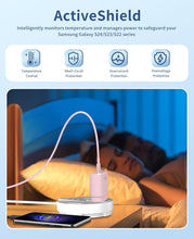 Load image into Gallery viewer, Pink 2 Pack 25W Fast Home Charger,  Power Quick 2 Pack 6ft USB-C Cable PD Type-C  - AWXW188 2537-6