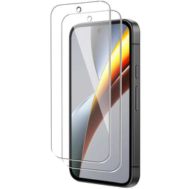 2 Pack Screen Protector,  (Fingerprint Unlock) Full Cover HD Clear Tempered Glass  - AW2SP74 2312-1