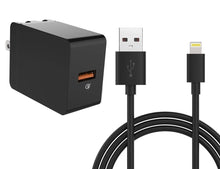 Load image into Gallery viewer, 18W Fast Home Charger,  Sync Wire Wall AC Adapter Power Cord 6ft Long Cable  - AWF74 2057-1