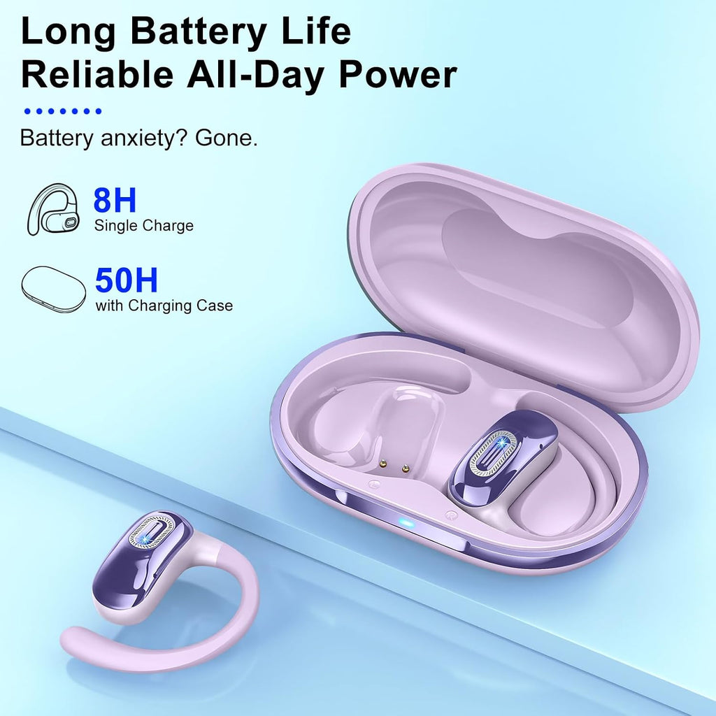 Wireless Ear-hook Open Earphones ,  Charging Case True Stereo Over the Ear Headphones Bluetooth Earbuds  - AWXW224 2579-2