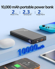 Load image into Gallery viewer, 2 Pack 10000mAh Power Bank ,  LED Display  Portable Charger Backup Battery 22.5W PD Fast Charge   - AWXW241 2597-4