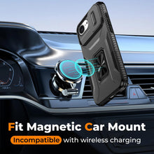 Load image into Gallery viewer, Hybrid Case Cover,  Shockproof Kickstand Lens Protects Metal Ring  - AWXW107 2449-5