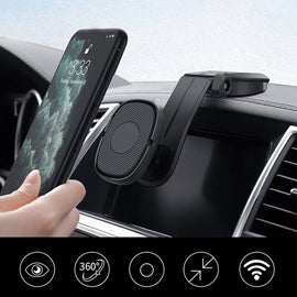 Car Mount,  Dock Swivel Magnetic Cradle Dash Phone Holder  - AWJ73 2186-2