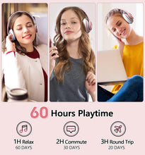 Load image into Gallery viewer, Wireless Headphones,  Earphones w Mic Headset Foldable  - AWXW129 2477-2