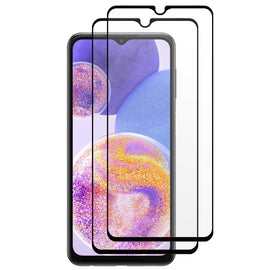 2 Pack Screen Protector,  (Fingerprint Unlock) Full Cover HD Clear Tempered Glass  - AW2XF14 2046-1