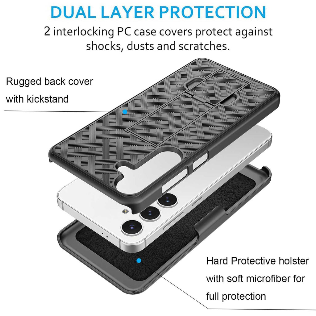 Case Belt Clip,  Kickstand Cover Swivel Holster  - AWL44 2288-4