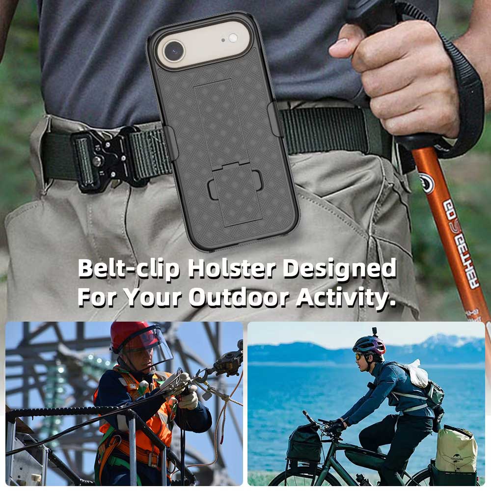 Case Belt Clip,  Kickstand Cover Swivel Holster  - AWC35 2247-6