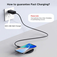 Load image into Gallery viewer, 15W Fast Wireless Charger,  Slim Charging Pad  Power Adapter With USB Wall Charger  - AWWH4 2284-4