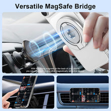 Load image into Gallery viewer, Metal Magnetic Ring Phone Holder,  Silver Color Desk Stand Folding Kickstand  - AWXW220 2570-3