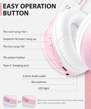 Load image into Gallery viewer, Wireless Headphones,  Earphones w Mic Headset Foldable  - AWXW134 2483-3