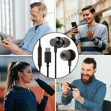 Load image into Gallery viewer, Wired TYPE-C Earphones,  Headset w Mic Magnetic Headphone USB-C Earbuds  - AWC89 2574-3