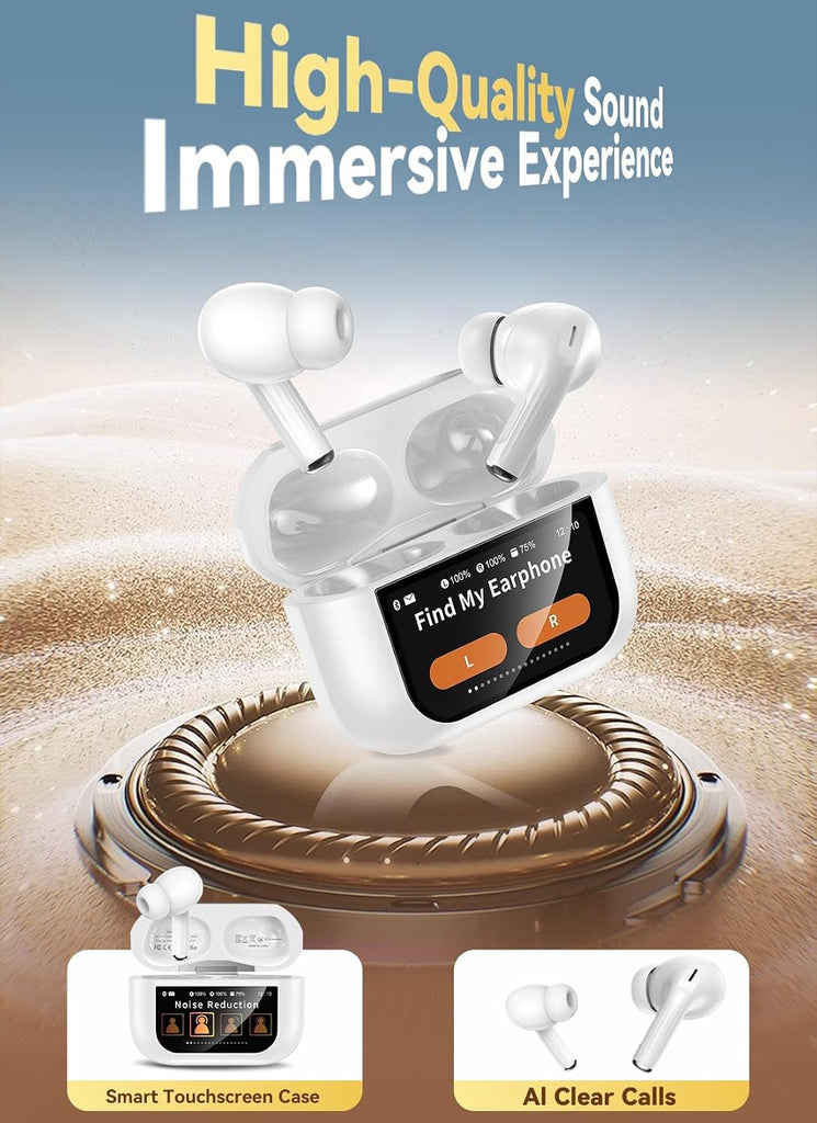 TWS Earphones,  True Stereo Headphone Earbuds Wireless  - AWXW136 2485-6