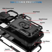 Load image into Gallery viewer, Hybrid Case Cover,  Shockproof Kickstand Lens Protects Metal Ring  - AWXW112 2460-7