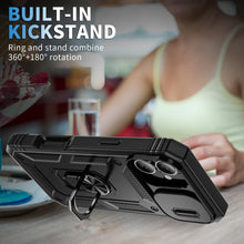 Load image into Gallery viewer, Hybrid Case Cover,  Shockproof Kickstand Lens Protects Metal Ring  - AWXW120 2468-5