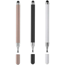 Load image into Gallery viewer, 3 Pcs Stylus,  Black, White, Rose Gold Plastic  Lightweight Touch Screen Pen   - AWXW260 2621-1