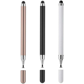 3 Pcs Stylus,  Black, White, Rose Gold Plastic  Lightweight Touch Screen Pen   - AWXW260 2621-1