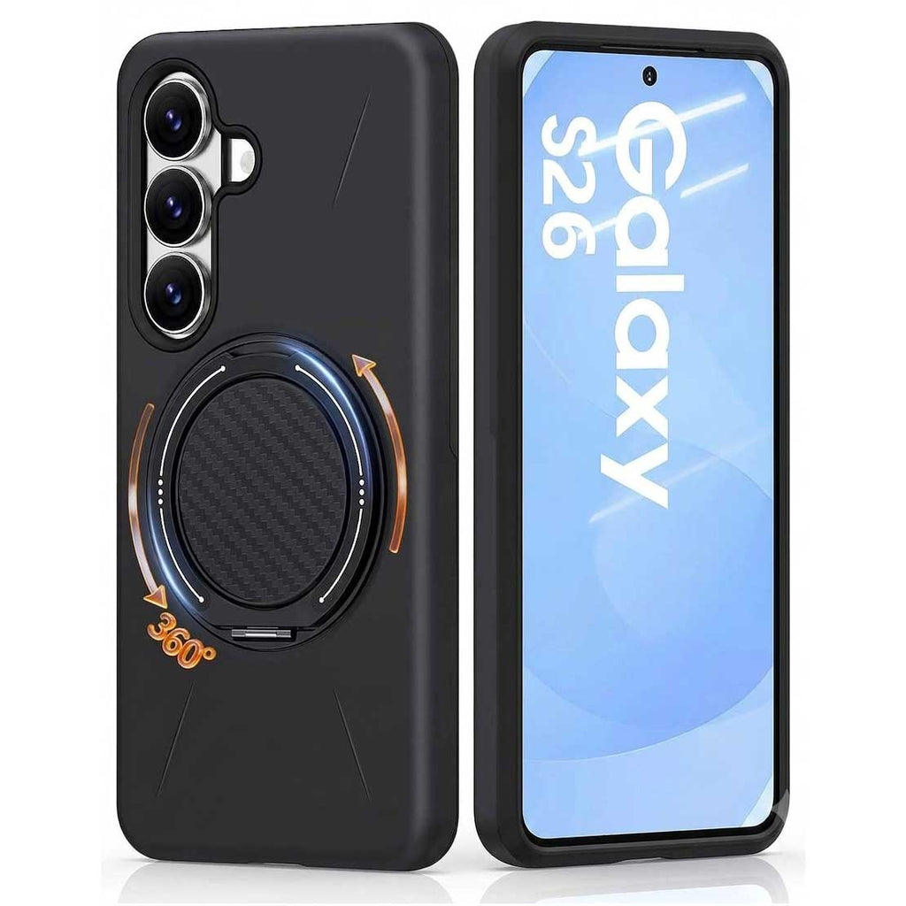 Magnetic Ring Case,  Drop-Proof Armor Cover 360 Degree Rotate  - AWXW4 2340-1