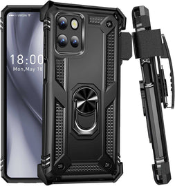 Case Belt Clip,  Kickstand Cover Swivel Metal Ring Holster  - AWF25 2207-1