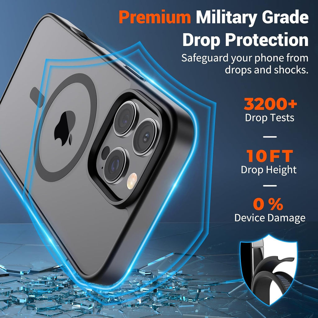 Magnetic Case,  Defender Drop-Proof Armor Cover  - AWXW93 2434-4