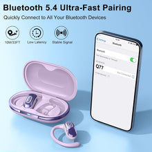 Load image into Gallery viewer, Wireless Ear-hook Open Earphones ,  Charging Case True Stereo Over the Ear Headphones Bluetooth Earbuds  - AWXW224 2579-3