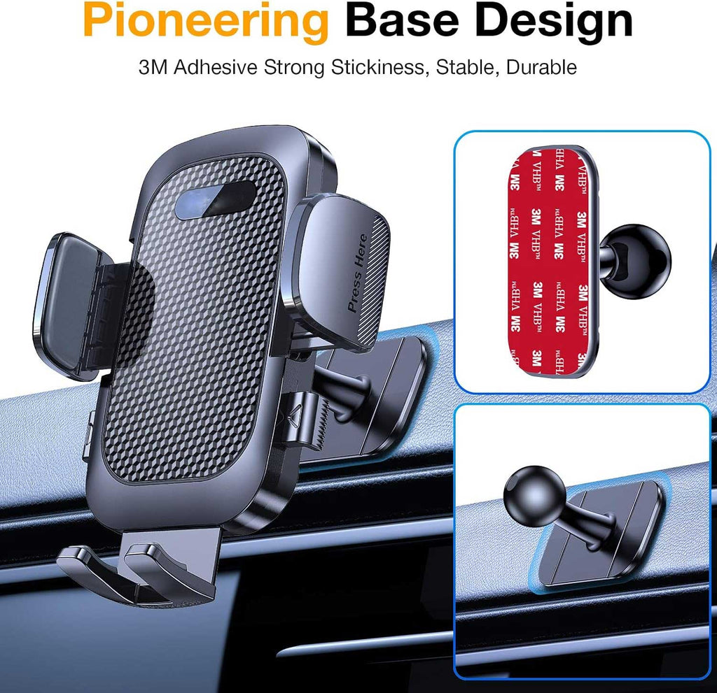 Car Mount,  Phone Holder Adhesive Base Air Vent Windshield  - AWXW214 2564-8