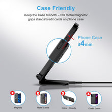 Load image into Gallery viewer, Wireless Charger,  Slim Charging Pad  Stand 15W Fast  - AWXW206 2556-4
