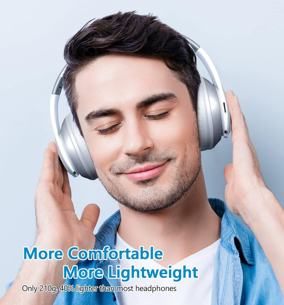 Wireless Headphones,  Earphones w Mic Headset Foldable  - AWXW130 2478-7