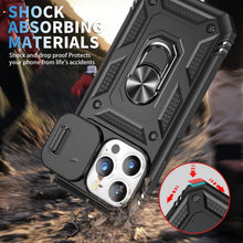 Load image into Gallery viewer, Hybrid Case Cover,  Shockproof Kickstand Lens Protects Metal Ring  - AWXW114 2462-6