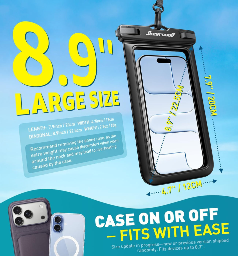 Waterproof Case,  Floating Cover For Pool Sea Underwater Bag 2 Pcs  - AWXW277 2638-3