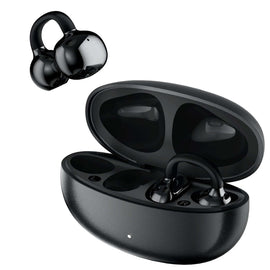 Wireless Ear-Clip TWS Earphones,  Charging Case True Stereo Bone Conduction Headphones Bluetooth Earbuds  - AWY92 2335-1