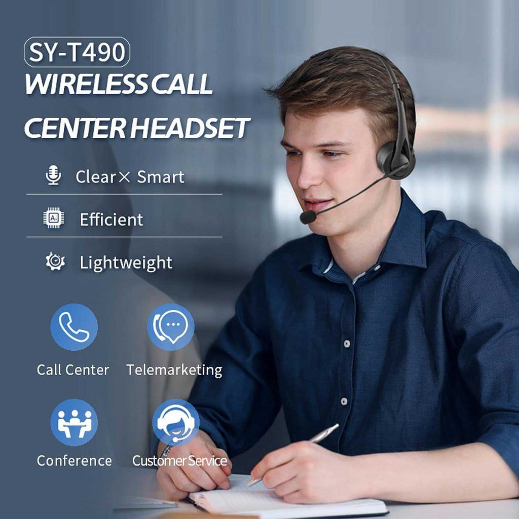 Wireless Headset,  Earphone Bluetooth Headphone Mic  - AWY01 2252-2