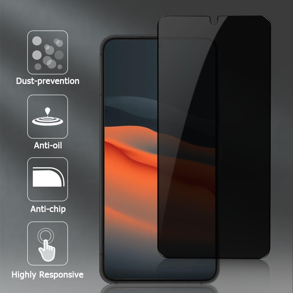 2 Pack Privacy Screen Protector,  Anti-Peep 9H Hardness Anti-Spy Tempered Glass  - AW2SP62 2294-5
