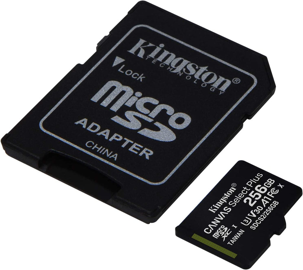 256GB Memory Card, Class 10 MicroSD High Speed Kingston - AWV36