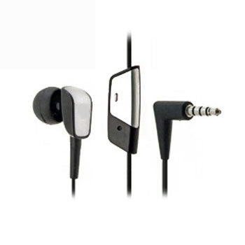 Mono Headset, Headphone 3.5mm Handsfree Mic Wired Earphone - AWB55