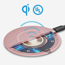Load image into Gallery viewer, 15W Wireless Charger, Slim Charging Pad Pink Fast - AWWH2