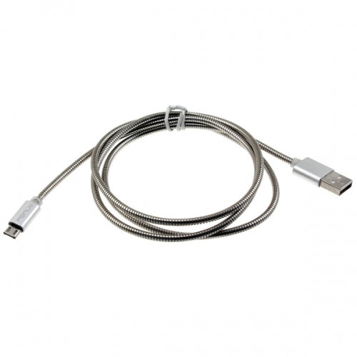 Metal USB Cable, Wire Power Charger Cord 3ft - AWF51