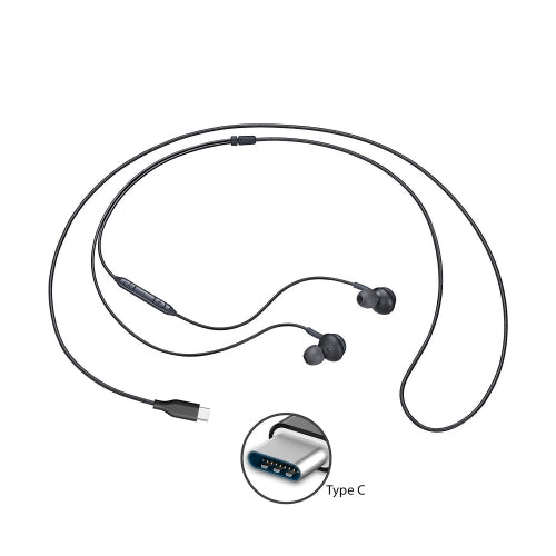 AKG TYPE-C Earphones, w Mic USB-C Earbuds Headphones Authentic - AWS91