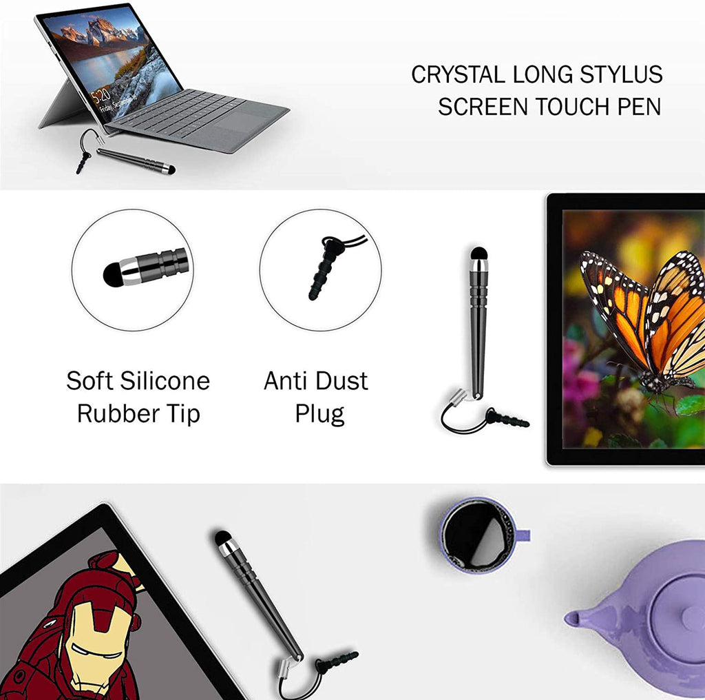 Purple Stylus, Compact Aluminum Touch Pen - AWY04