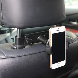Car Headrest Mount, Swivel Cradle Seat Back Holder - AWC78