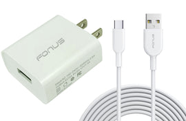 18W Fast Home Charger,  Power Wire  	USB Wall Adapter Type-C Cord 6ft Long USB-C Cable  - AWY22 1746-1