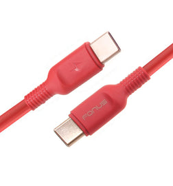 Red 6ft PD Cable,  Power Cord Fast Charger USB-C to Type-C  - AWD18 1422-1