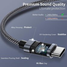 Load image into Gallery viewer, Aux Cable, Speaker Wire Car Stereo Aux-in Audio Cord MFI Lightning to 3.5mm - AWA73
