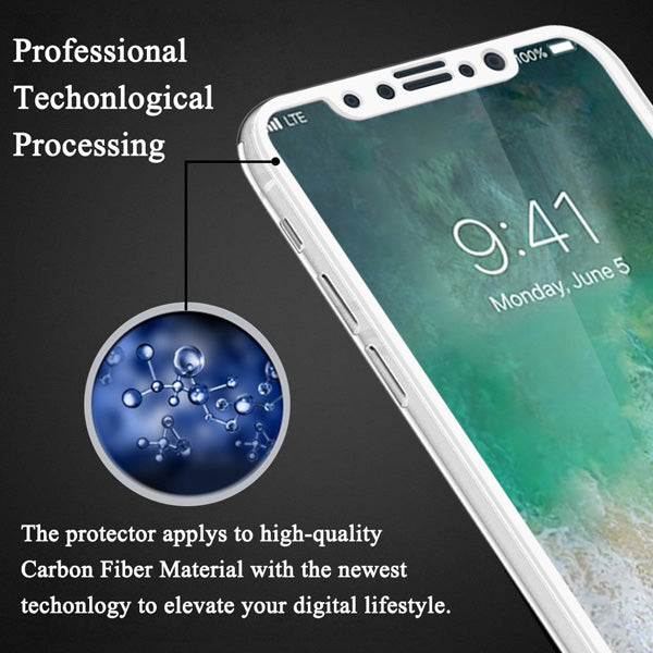 Screen Protector, Full Cover Curved Edge 5D Touch Tempered Glass - AWS24