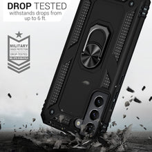 Load image into Gallery viewer, Hybrid Case Cover, Armor Shockproof Kickstand Metal Ring - AWZ03