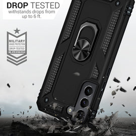 Hybrid Case Cover, Armor Shockproof Kickstand Metal Ring - AWZ03