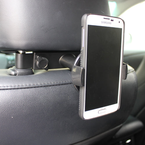Car Headrest Mount, Swivel Cradle Seat Back Holder - AWC78