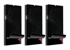 3 Pack Privacy Screen Protector, Anti-Spy Anti-Peep Fingerprint Works TPU Film - AW3Z28