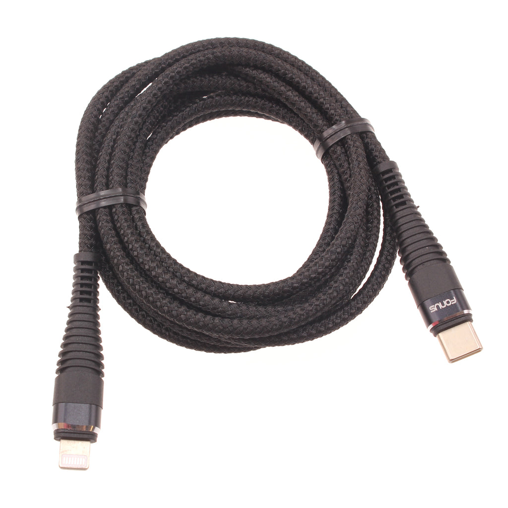 6ft and 10ft Long PD USB-C Cables, Sync Type-C to iPhone Wire Power Cord Fast Charge - AWY57